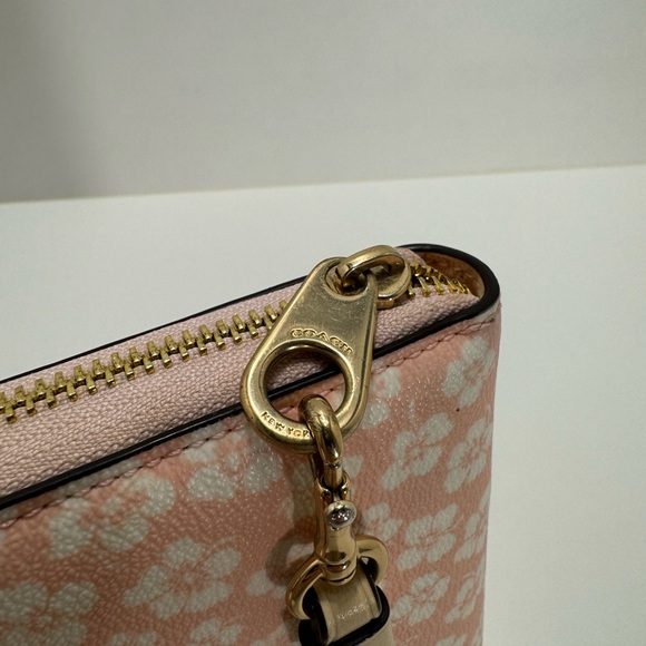 COACH Pink Floral Wristlet Wallet - Picture 7 of 10